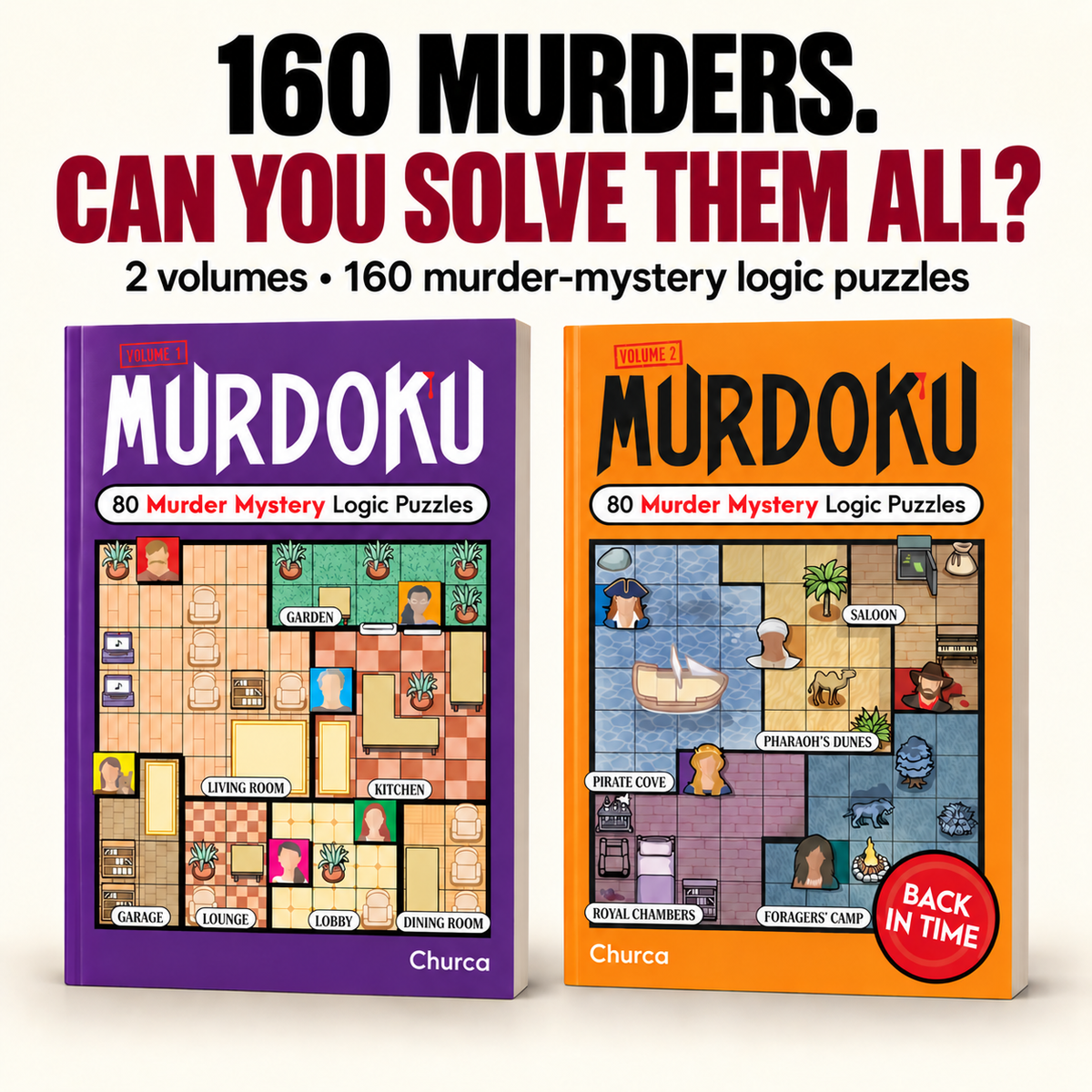 MURDOKU – 80 Murder Mystery Logic Puzzles