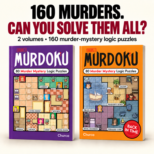 MURDOKU – 80 Murder Mystery Logic Puzzles